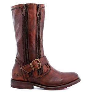 BED STU Hustle Distressed Leather Mid Calf Boot Size 9